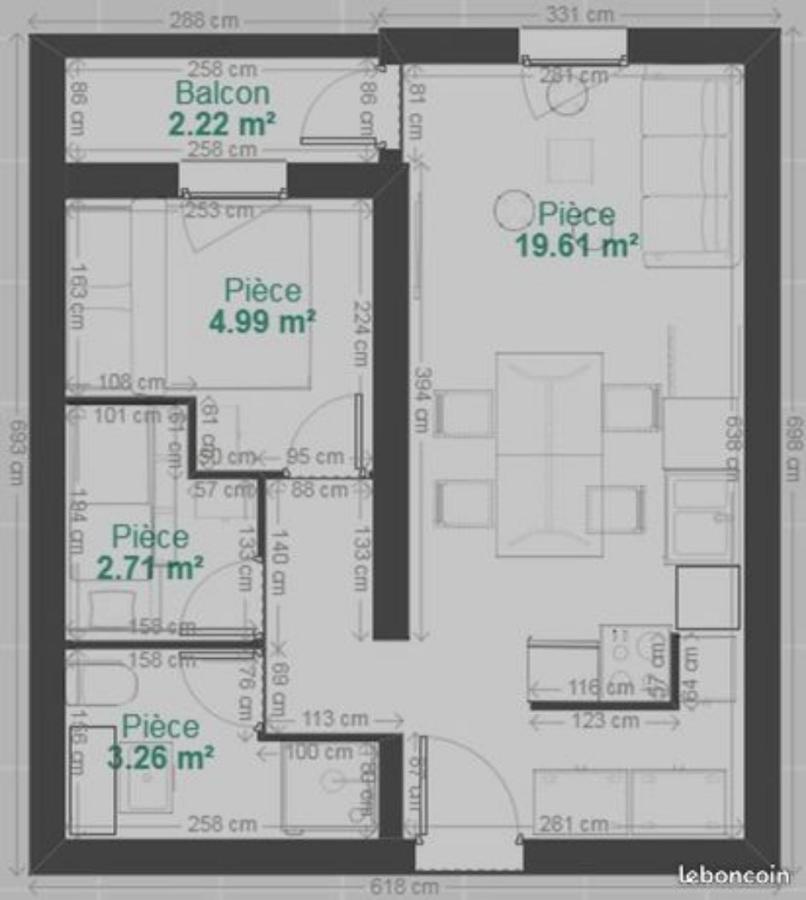 Appartement 3 Pieces, 2 Chambres Au Coeur De La Station Genos Экстерьер фото